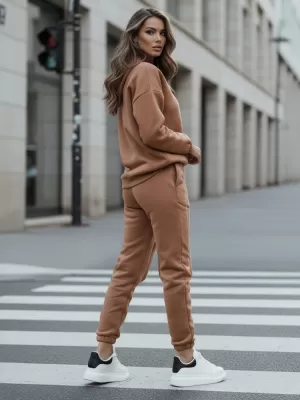 Női szett DSTREET AY0730 KARAMELLA