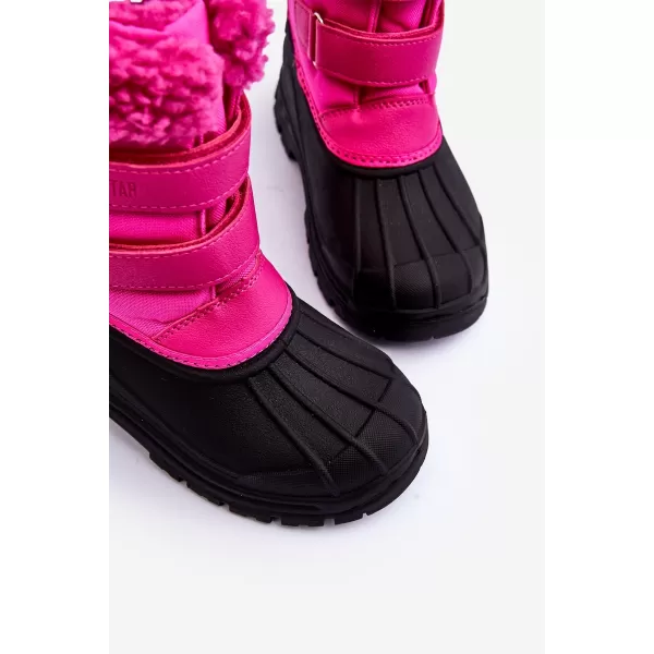  Gyermek téli cipő BIG STAR MM374112 FUCHSIA/BLACK Big Star Shoes 