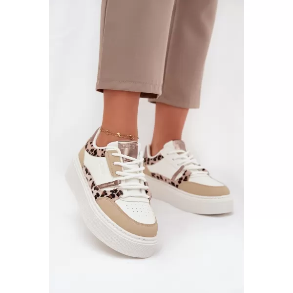  Női tornacipő BIG STAR SS274357 WHITE/BEGE Big Star Shoes 