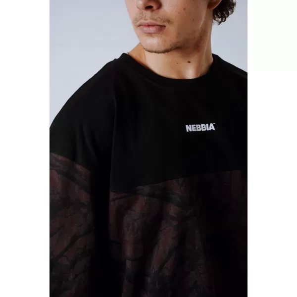  Túlméretes póló POWER 898 DARK BROWN CAMO Nebbia 