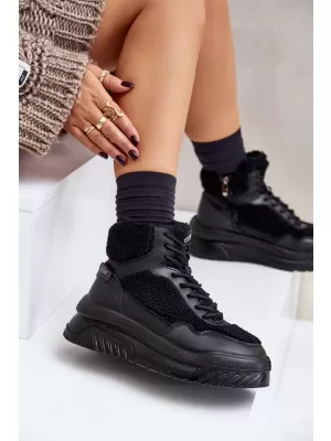 Női tornacipő LEE COOPER LCJ-24-47-3145 FEKETE