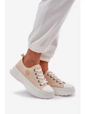 Női tornacipő BIG STAR NN274127 BÉZS Big Star Shoes