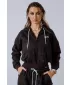 Cipzáras kapucnis POWER 895 DARK BROWN CAMO Nebbia