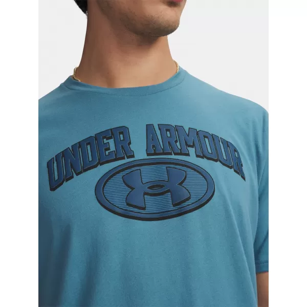  Férfi póló UNDER ARMOUR UA M WM LOCKER TAG SS 6012778-466 KÉK 
