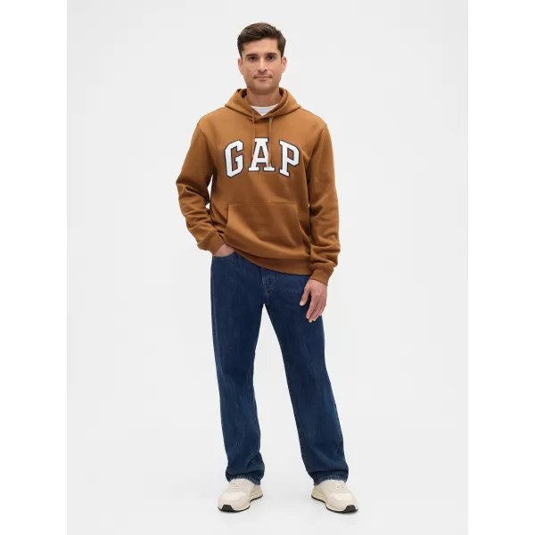  Férfi pulóver GAP LOGO HOODIE PULLOVER 674148-27 GAZDAG GYÖMBÉR 