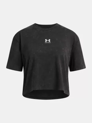 Lányos póló UNDER ARMOUR UA G RIVAL WASH SS 6011673-001 FEKETE