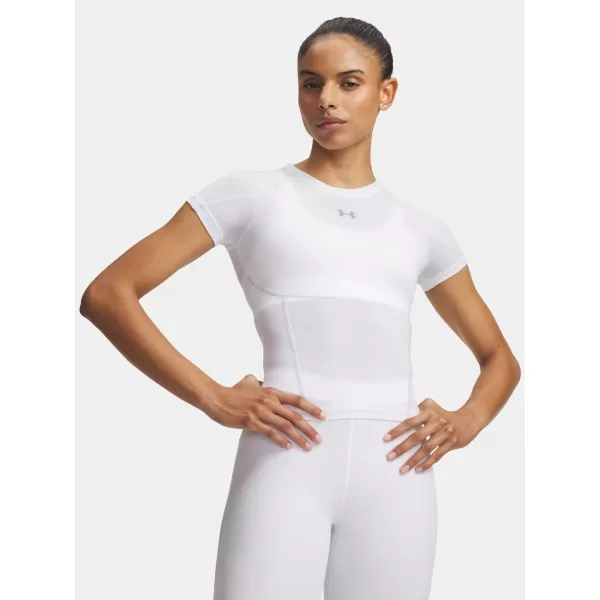  Női póló UNDER ARMOUR HEATGEAR ELITE SS 6015368-100 FEHÉR 