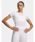 Női póló UNDER ARMOUR HEATGEAR ELITE SS 6015368-100 FEHÉR