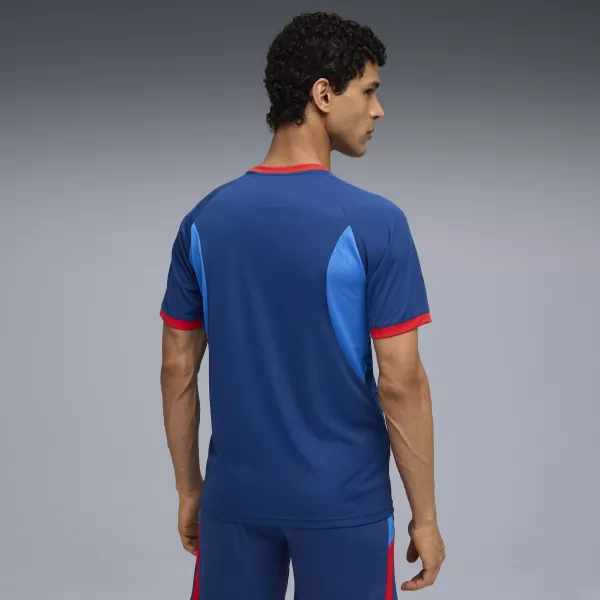 Férfi funkcionális póló PUMA NEYMAR JR PLAYMAKER JERSEY 660314-10 BLAZING BLUE/ LÁNGOLÓ KÉK/PUMA FEHÉR/ULTRA 