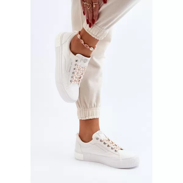  Női tornacipő LEE COOPER LCW-24-31-2170 FEHÉR 