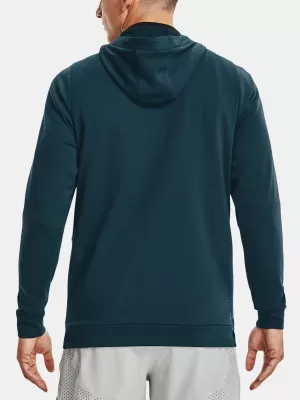 Férfi pulóver UNDER ARMOUR RUSH ALL PURPOSE FZ HD KÉK