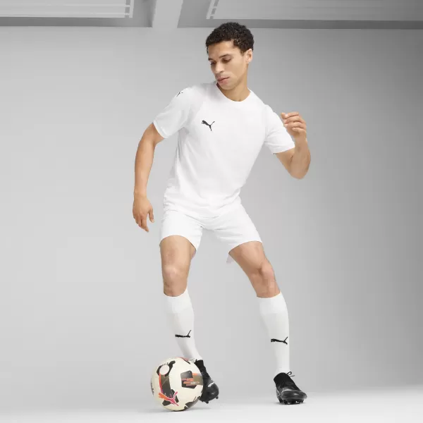  Férfi rövidnadrág PUMA TEAMCUP SHORTS 706275-04 PUMA FEHÉR/PUMA FEKETE 