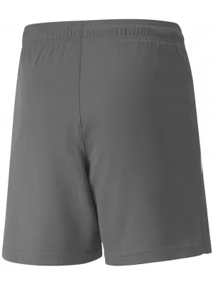 Gyermek rövidnadrág PUMA TEAMLIGA SHORTS JR 704931-13 SMOKED PEARL/ FÜSTÖLT GYÖNGY/PUMA FEHÉR