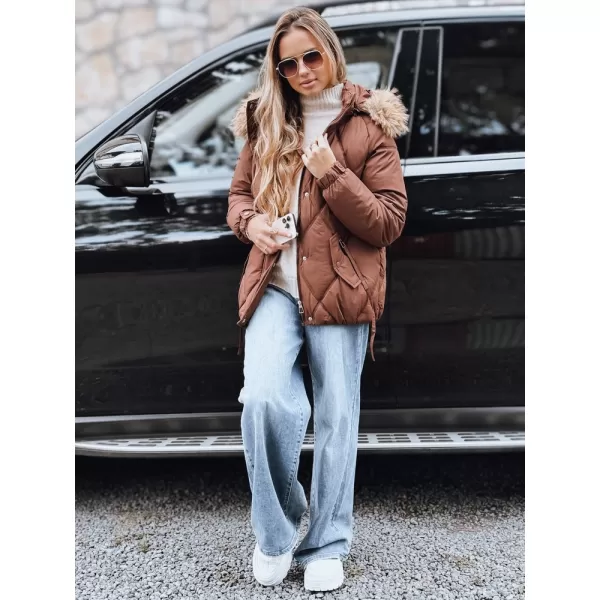  Női kabát DSTREET TY5231 BARNA 