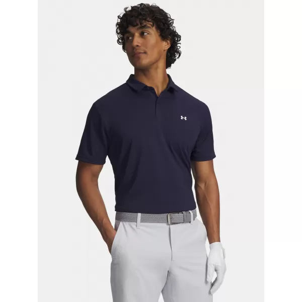  Férfi póló UNDER ARMOUR T2G PIQUE POLO 6012303-410 KÉK 