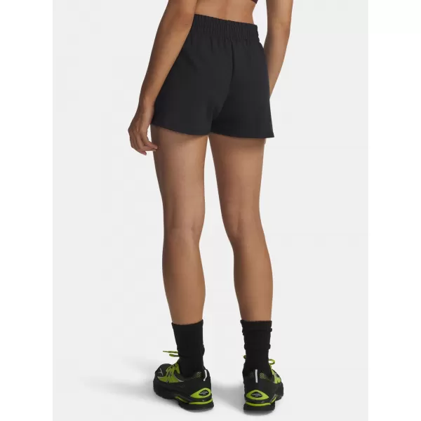 Női rövidnadrág UNDER ARMOUR SPORT TERRY SHORT 6011022-001 FEKETE 