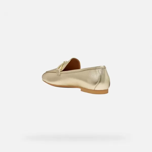  Női mokaszinok GEOX NEW PALMARIA G012922 ARANYSÁRGA 