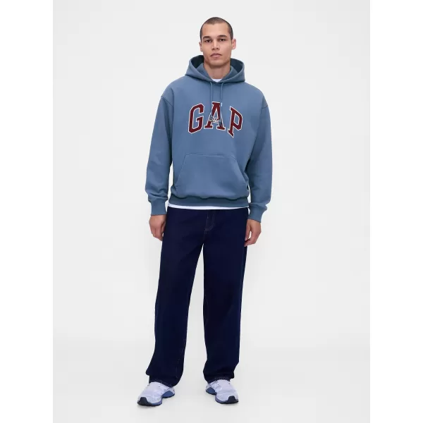  Férfi pulóver GAP LOGO PULLOVER HOODIE 781237-01 BÚZAVIRÁG 