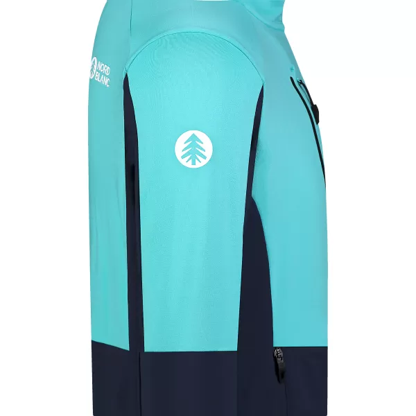  Férfi powerfleece pulóver NORDBLANC GROAN NBWFM8282 VILÁGOSKÉK 
