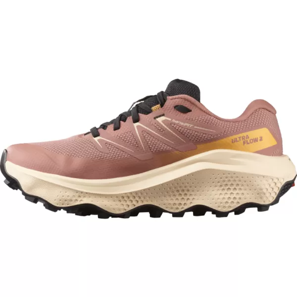  Női cipők SALOMON ULTRA FLOW 2 GTX W L47884500 BOGÁRFA / LÁGY BARACK / MELEG SÁRGABARACK 