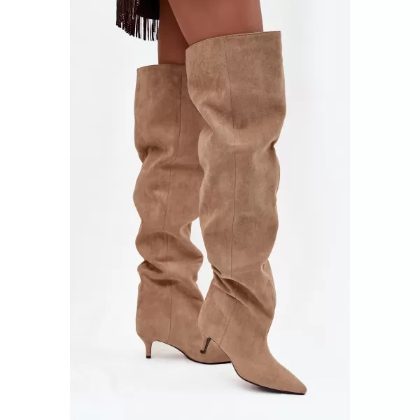  Női csizma BOTO YSOLIENNE 39874 KHAKI 