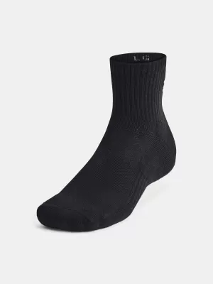 Zokni UNDER ARMOUR UNISEX UA TC QTR (3 PÁRY) 1386372-001 FEKETE