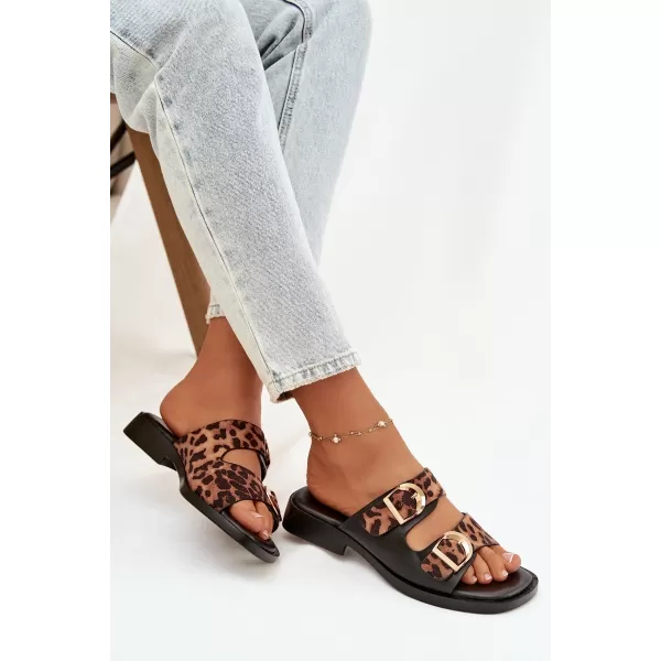  Női papucs BOTO DANELLE 41335 TIGRIS/FEKETE 