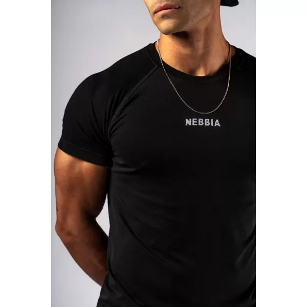  Varrat nélküli rövid ujjú póló POWER 900 BLACK Nebbia 