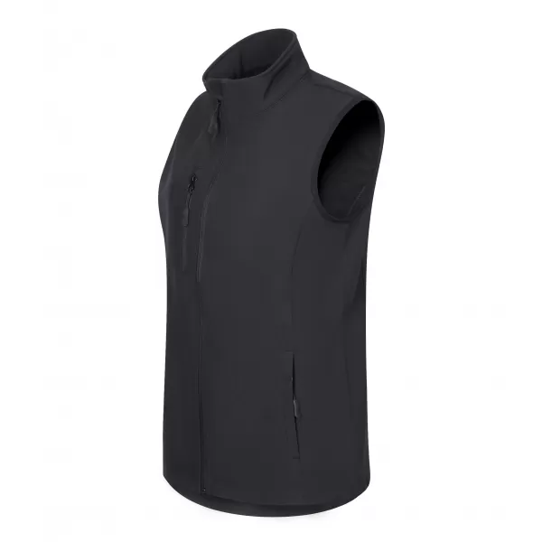  Női softshell mellény ALTISPORT NoPrint NP/ALW965 ÉBENFA SZÜRKE 