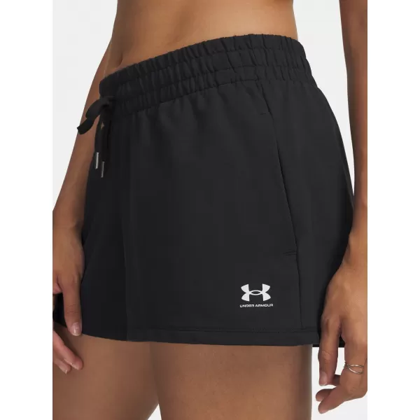  Női rövidnadrág UNDER ARMOUR SPORT TERRY SHORT 6011022-001 FEKETE 