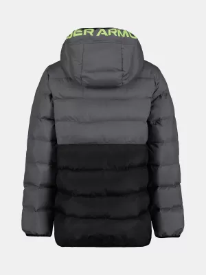 Fiú kabát UNDER ARMOUR UA PRONTO COLORBLOCK PUFFER JACKET UJFIM09F-021 SZÜRKE