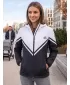 Női prémium softshell kabát ALTISPORT VOJ/ALW101JACK01 FEKETE-FEHÉR