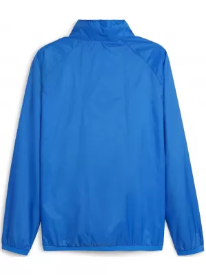 Férfi dzseki PUMA TEAMGOAL ALL WEATHER JACKET 659038-02 E.BLUE LEMONADE/ E.KÉK LIMONÁDÉ/PUMA FEHÉR
