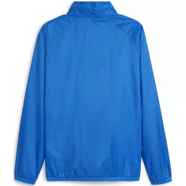  Férfi dzseki PUMA TEAMGOAL ALL WEATHER JACKET 659038-02 E.BLUE LEMONADE/ E.KÉK LIMONÁDÉ/PUMA FEHÉR 