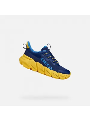 Fiú tornacipő GEOX FLEXYPER FAST J46N1A0149JC0657 SÖTÉTKÉK
