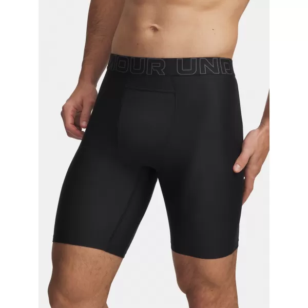  Férfi boxerek UNDER ARMOUR PERFORMANCE POUCH - SOLID 9IN - 2 6012561-001 FEKETE 