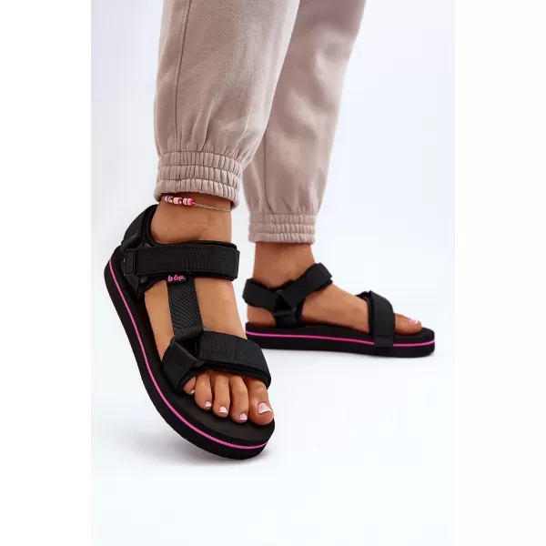  Női szandál LEE COOPER LCW-24-05-2751L FEKETE 