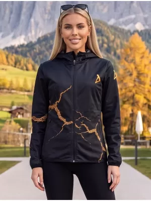 Női prémium softshell kabát ALTISPORT VOJ/ALW129JACK01 FEKETE