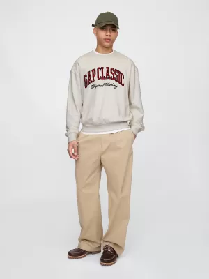 Férfi pulóver GAP CLASSIC LOGO SWEATSHIRT 744748-00 CARLS KŐ