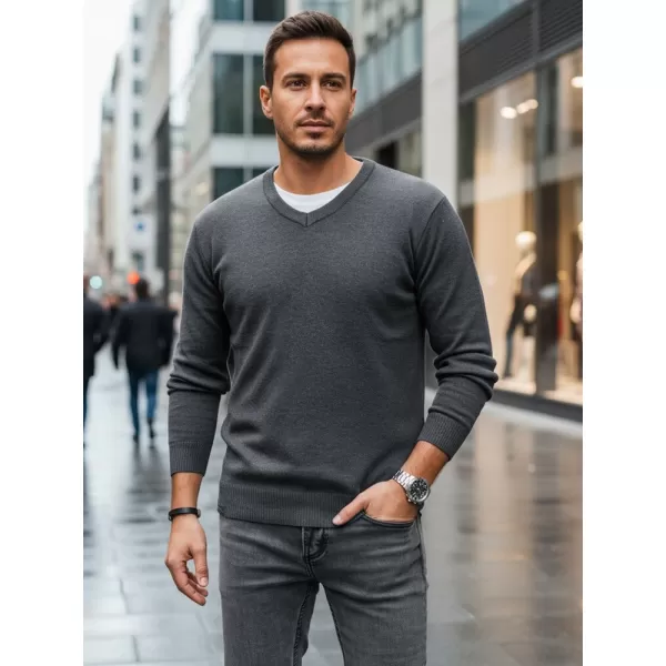  Férfi pulóver DSTREET WX2316 VILÁGOSSZÜRKE 