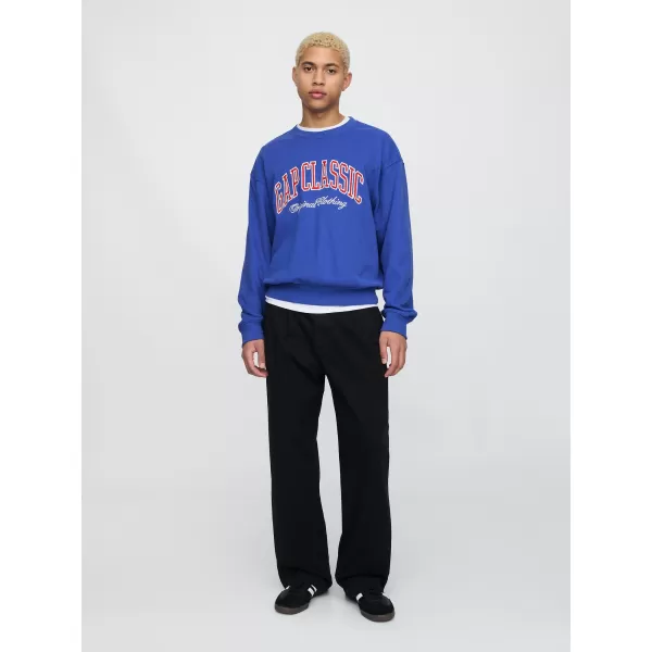  Férfi pulóver GAP CLASSIC LOGO SWEATSHIRT 744748-02 VAKÍTÓ KÉK 