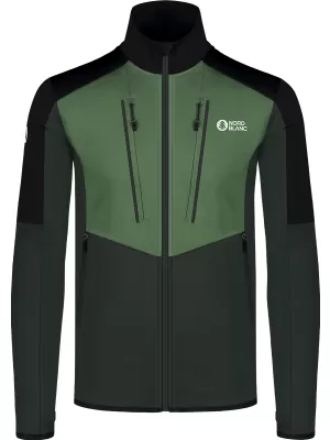 Férfi powerfleece pulóver NORDBLANC GROAN NBWFM8282 SÖTÉTZÖLD