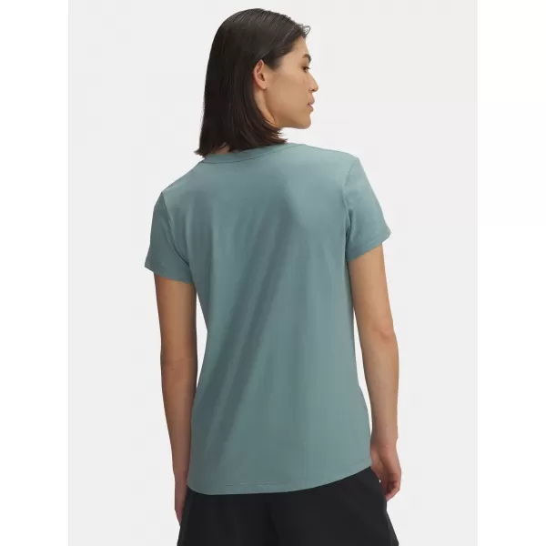  Női póló UNDER ARMOUR UA LOGO SS 1356305-323 ZÖLD 