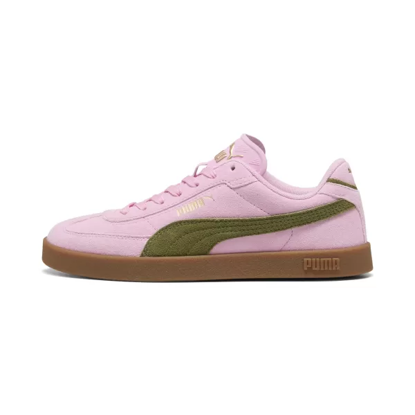  Csizma PUMA CLUB II ERA SUEDE 400717_31 RÓZSASZÍN CSILLOGÓ/OLÍVAZÖLD 