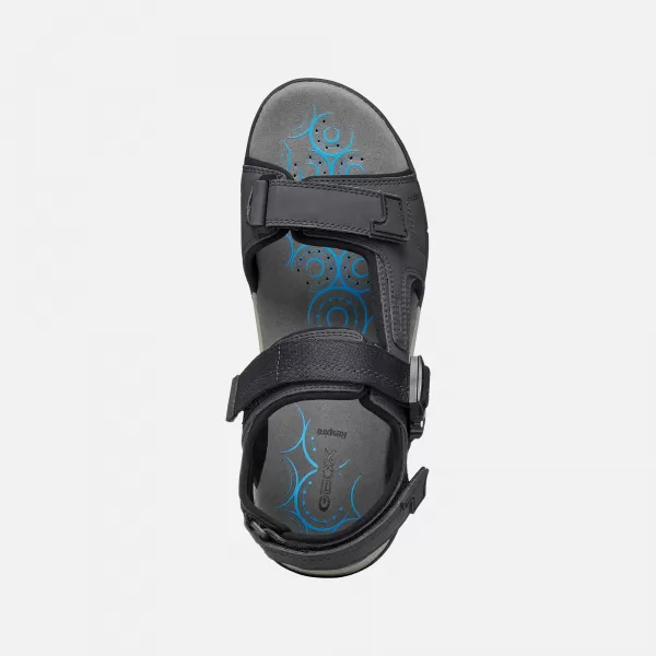  Férfi szandál GEOX SPHERICA EC5 G014391 FEKETE 