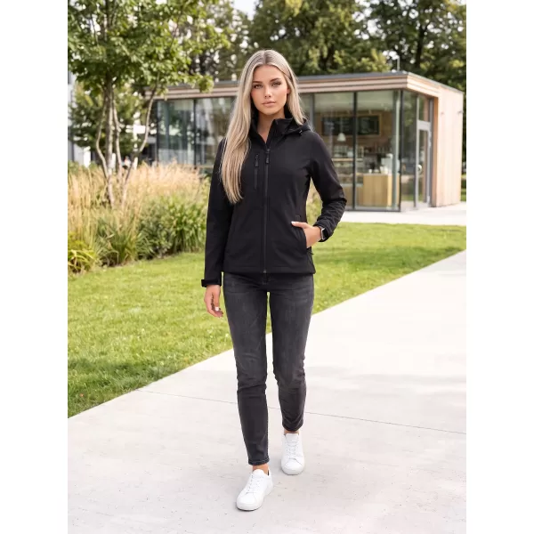  Női softshell kabát ALTISPORT NoPrint NP/ALW945 FEKETE 