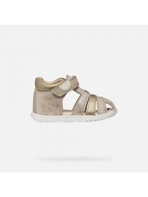 Lányok az első lépések GEOX SANDAL MACCHIA B254WB007NFC8560 BÉZS