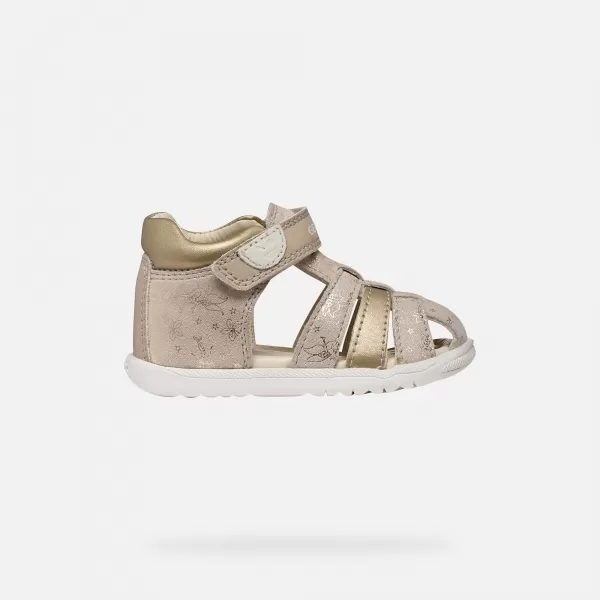  Lányok az első lépések GEOX SANDAL MACCHIA B254WB007NFC8560 BÉZS 