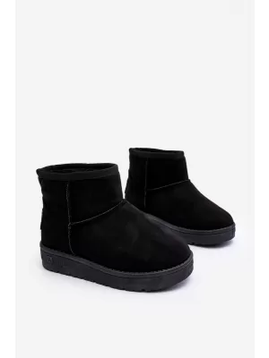 Gyermek téli cipő BIG STAR MM374054 BLACK Big Star Shoes