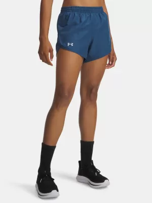 Női rövidnadrág UNDER ARMOUR UA FLY BY 3'' SHORTS 1382438-498 KÉK